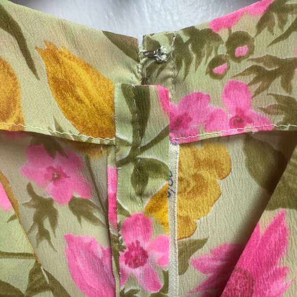 Vintage handmade dress with metal zipper no label, no size, - Picture 8 of 11